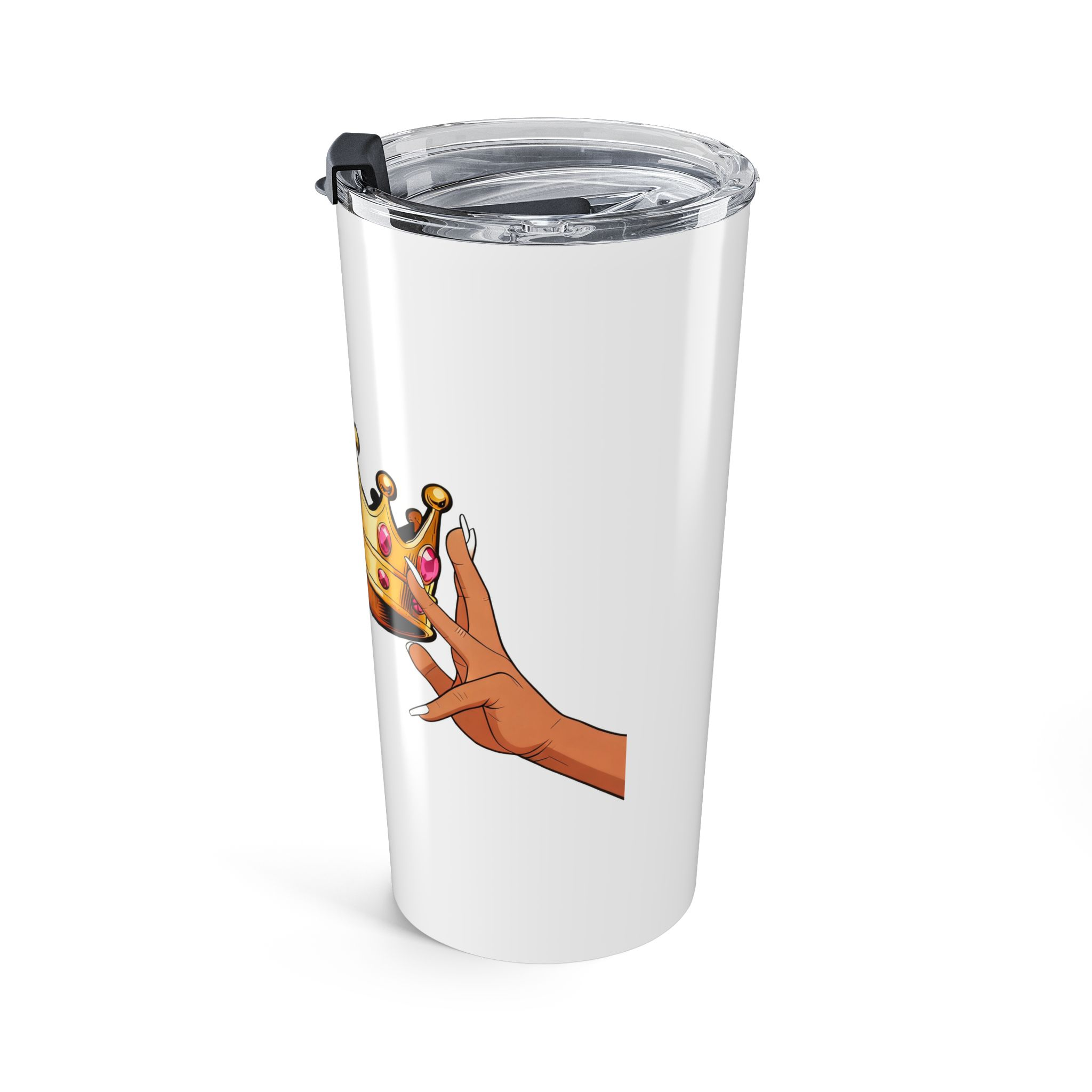 20oz KJ Flips Crowned Tumbler Stainless Insulated Travel Cup Brown - Image 4