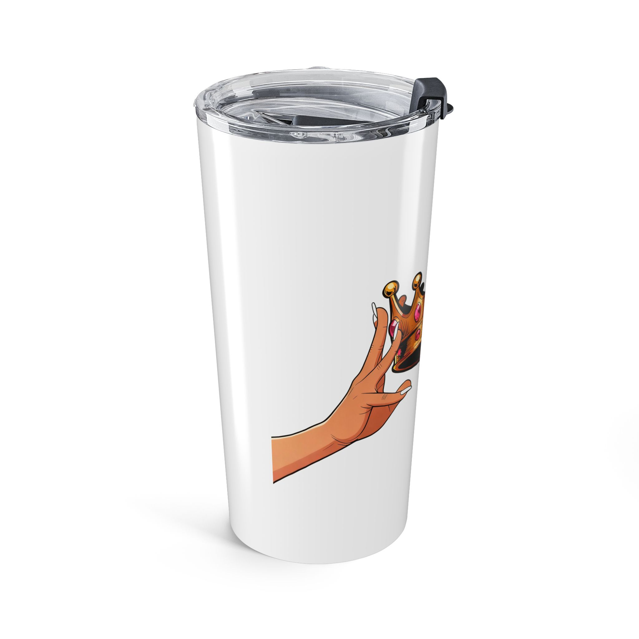 20oz KJ Flips Crowned Tumbler Stainless Insulated Travel Cup Brown - Image 3