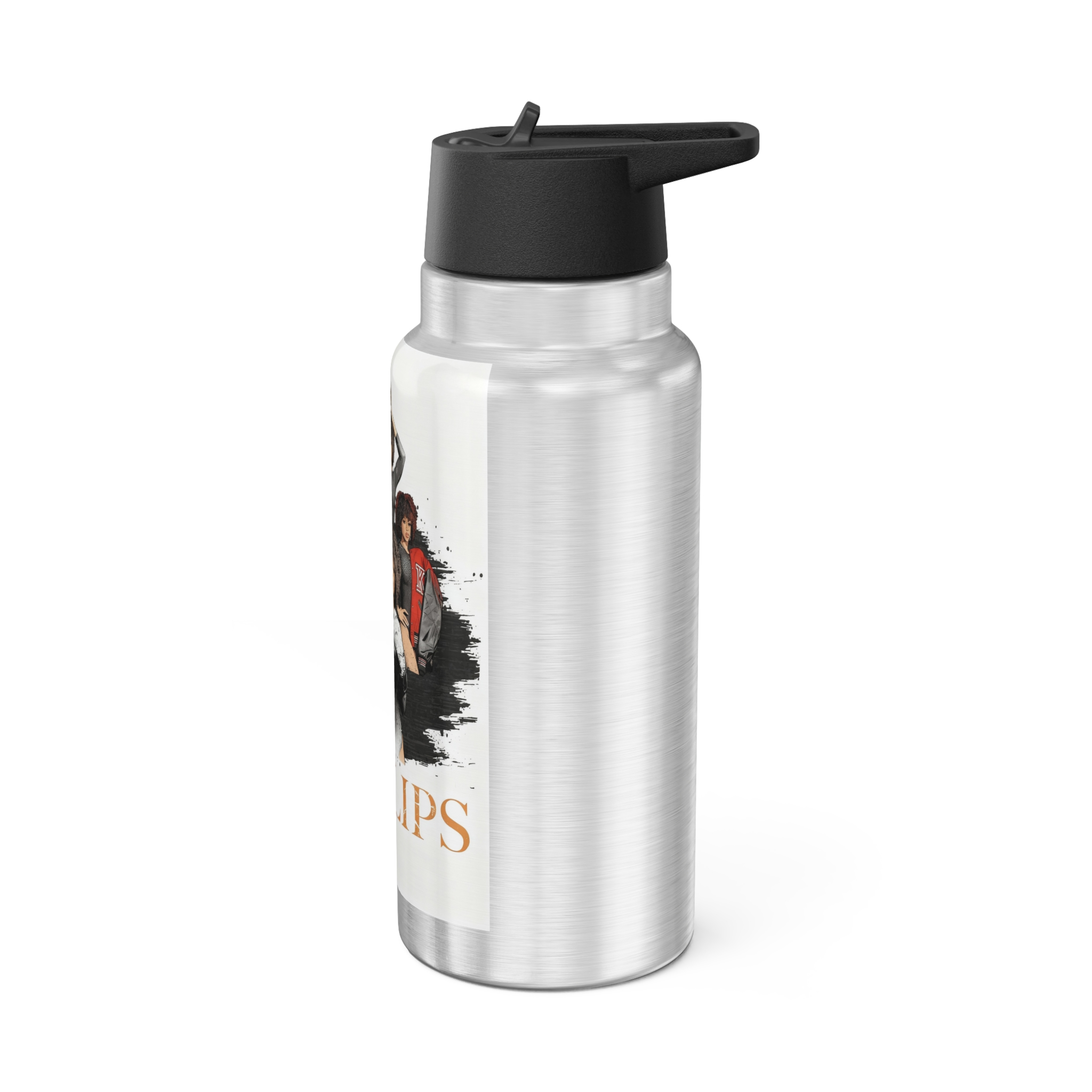32oz Stainless Tumbler — KJ Flips Band Graphic - Image 4