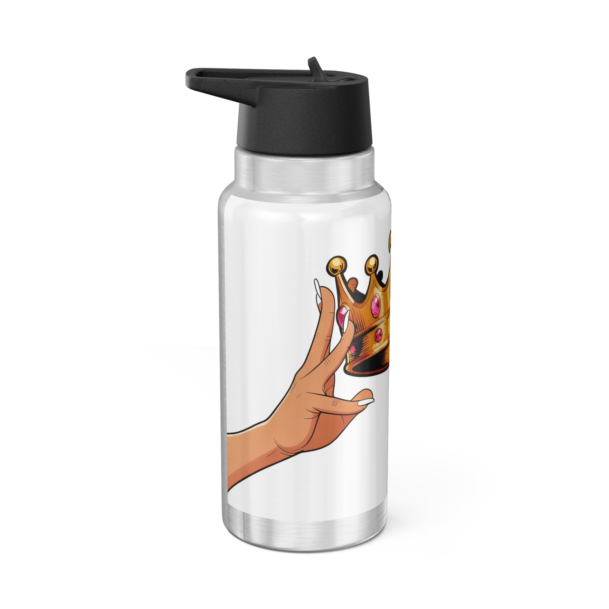 32oz Gator Tumbler — Crown & Gator Grip Travel Bottle - Image 2