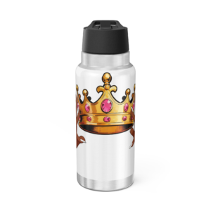 32oz Gator Tumbler – Crown & Hand Graphic Stainless Water Bottle