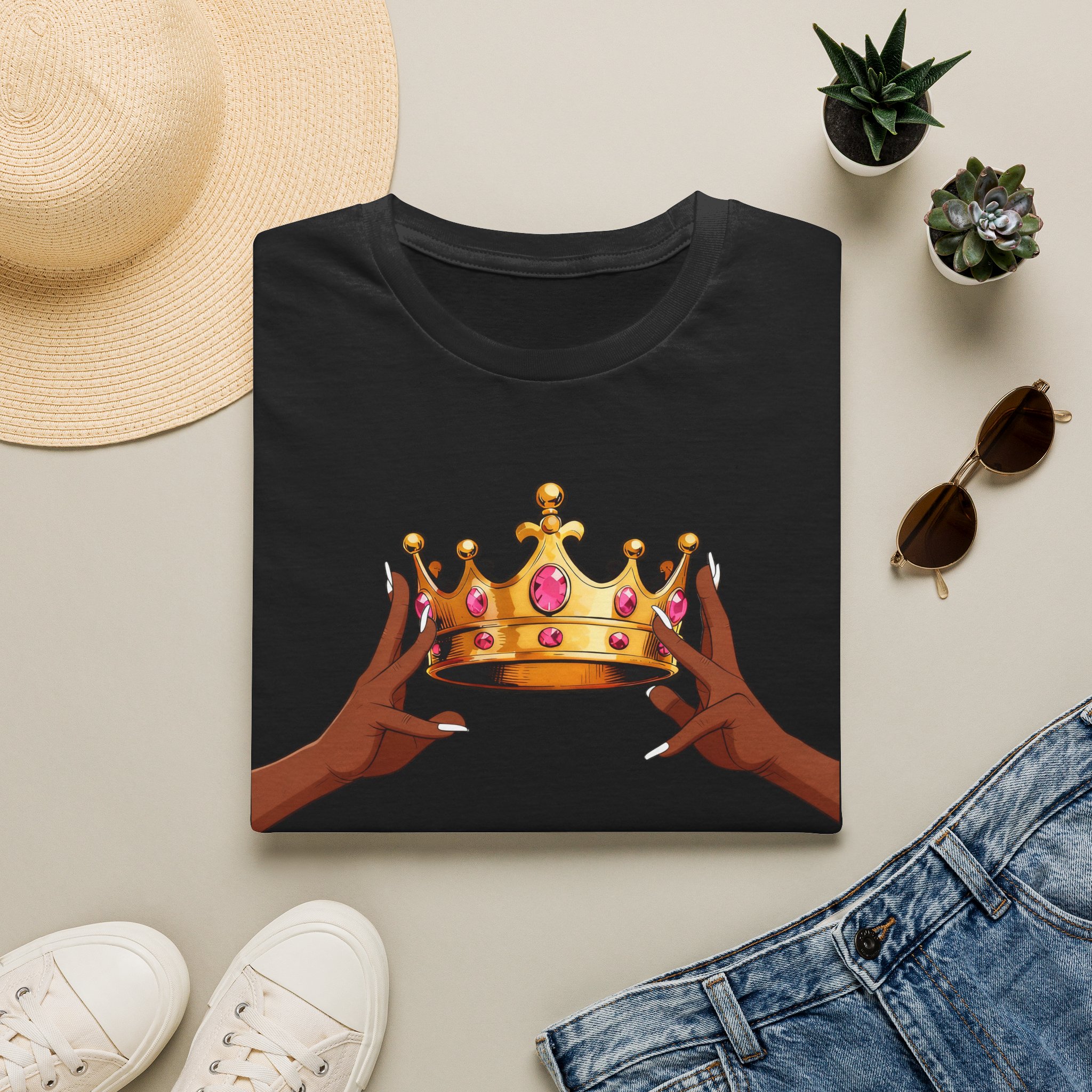 KJ Flips Crowned T-Shirt — Dark - Image 5