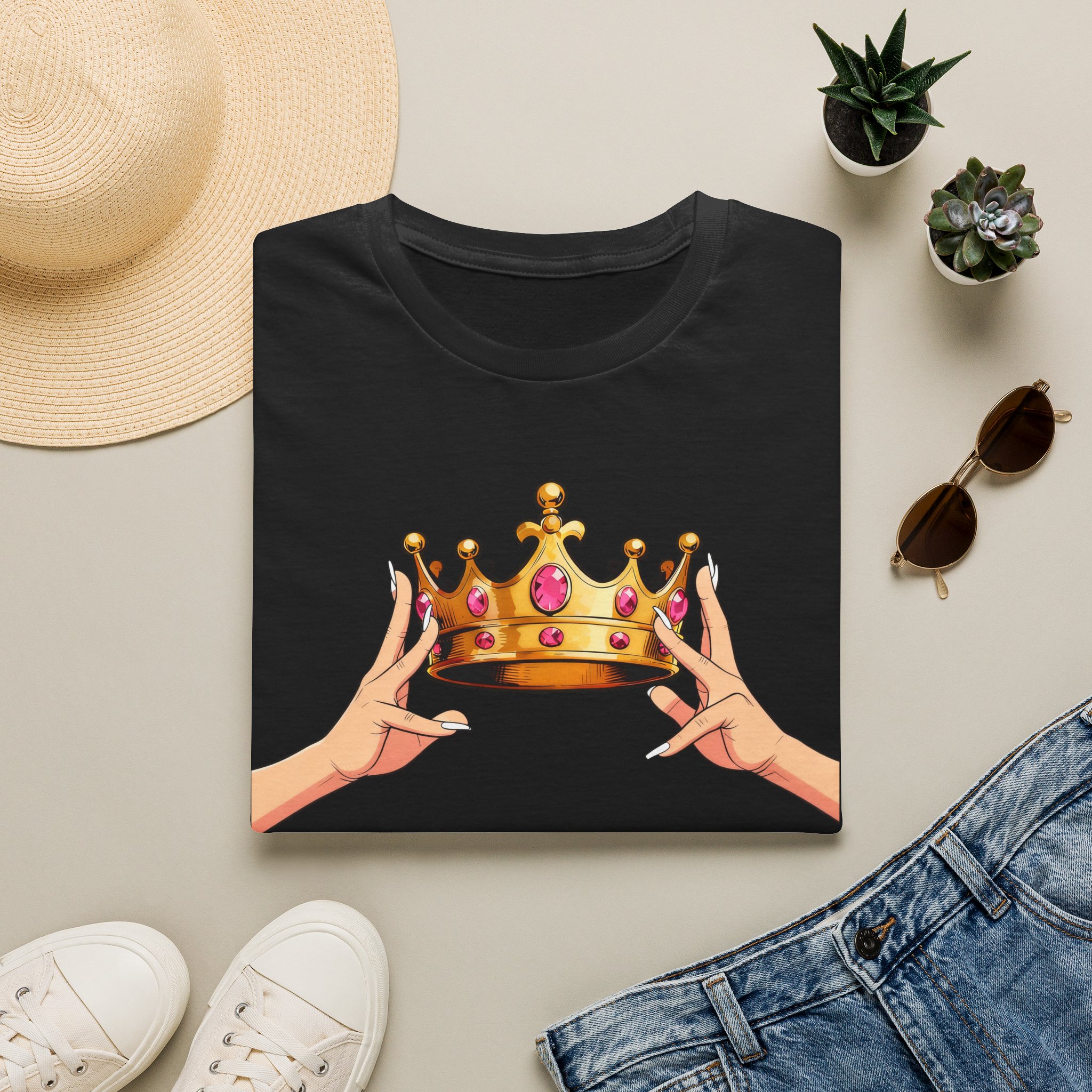 KJ Flips Crowned T-Shirt — Light - Image 5