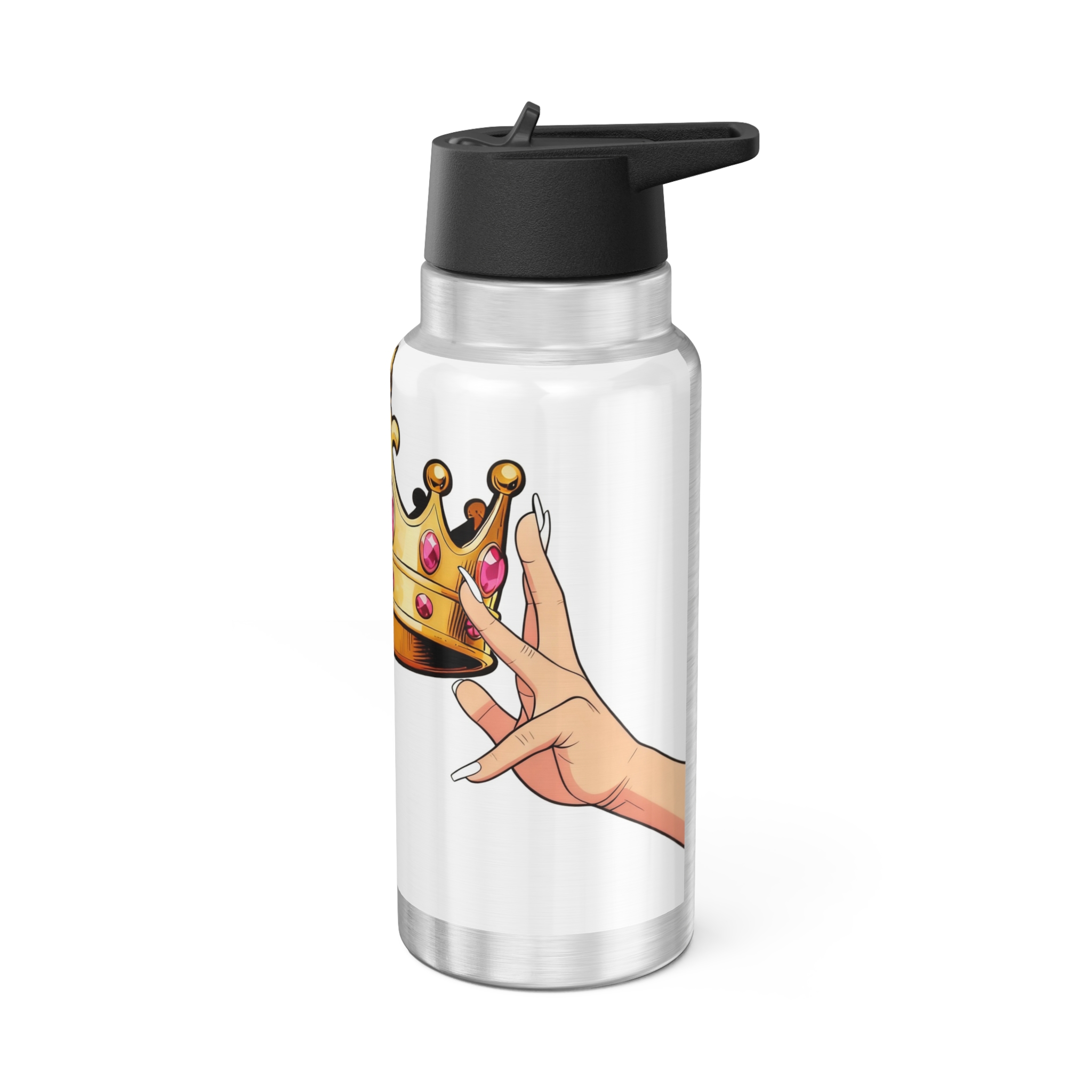 32oz Gator Tumbler – Crown & Claw Insulated Water Bottle - Image 4