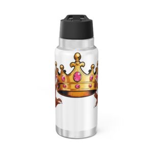 32oz Gator Tumbler – Crown & Hand Graphic Stainless Water Bottle