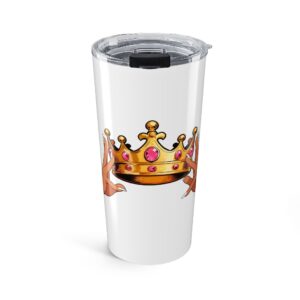 20oz KJ Flips Crowned Tumbler Stainless Insulated Travel Cup Brown