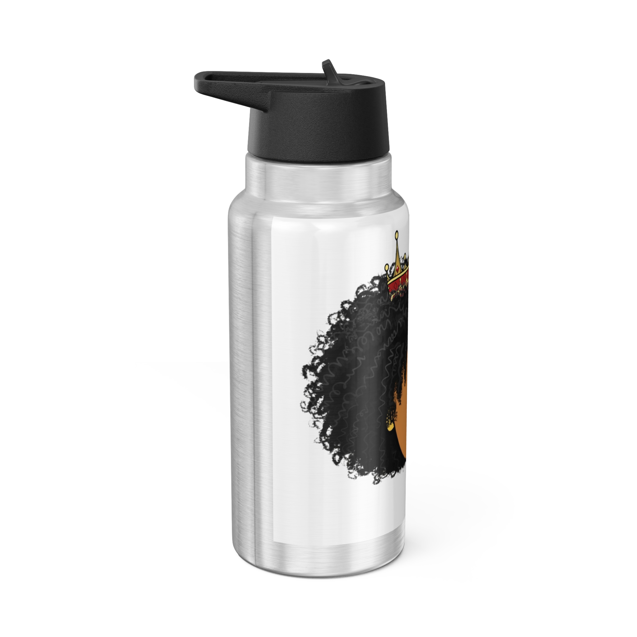 32oz Gator Tumbler — Crowned Queen Insulated Water Bottle - Image 2