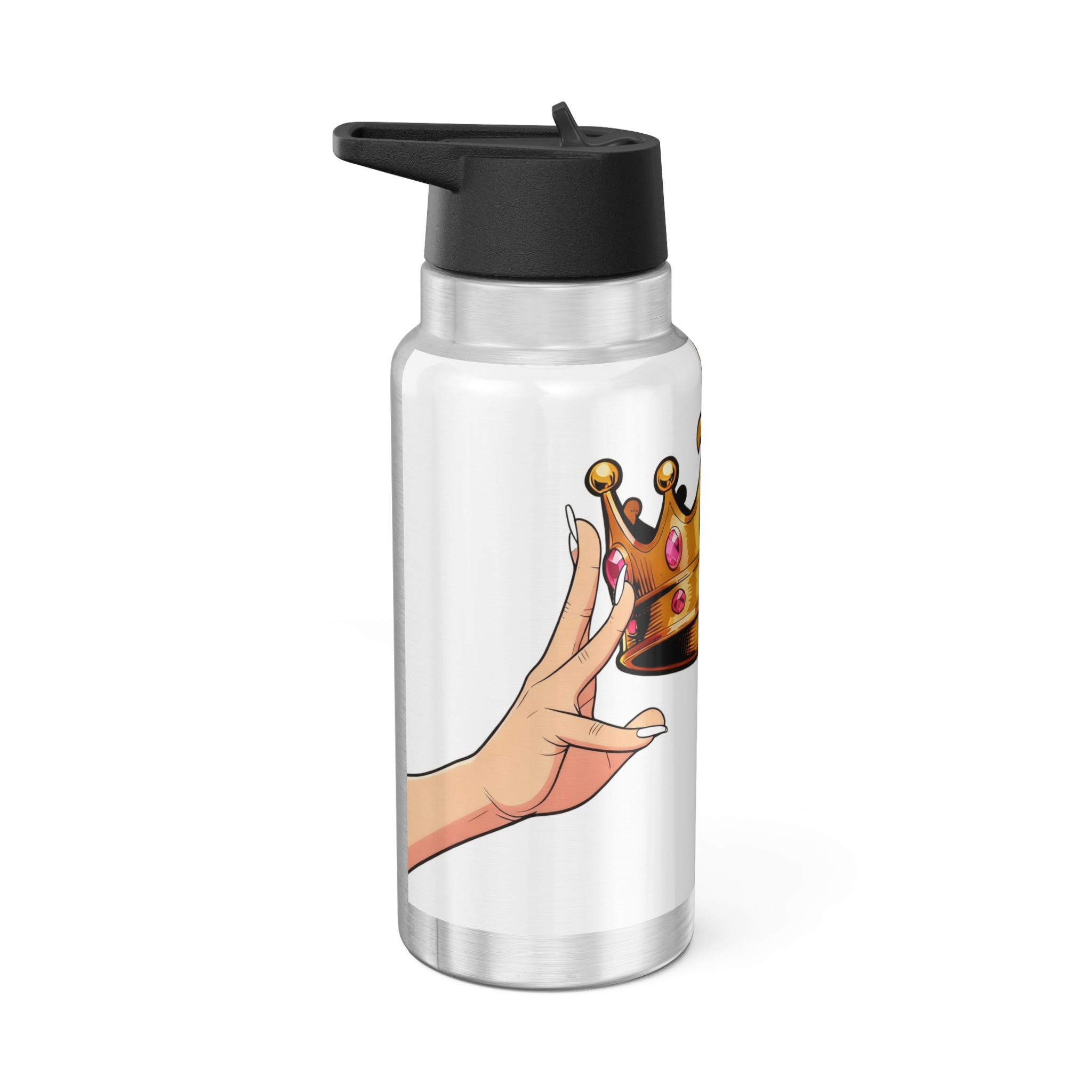 32oz Gator Tumbler – Crown & Claw Insulated Water Bottle - Image 2